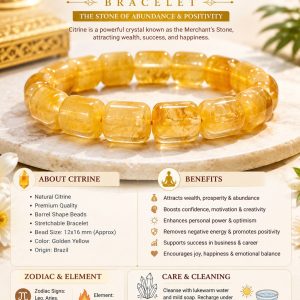 CITRINE BRACLET